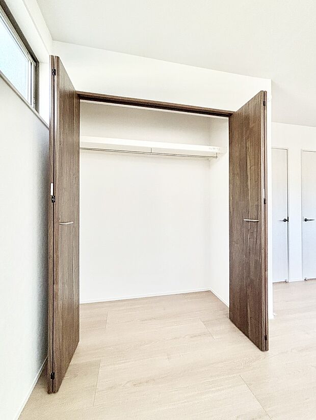 収納力あるクローゼット