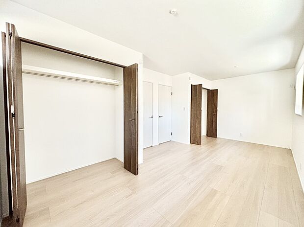 ドア&クローゼット2ヵ所付きなので2部屋に分けて利用可