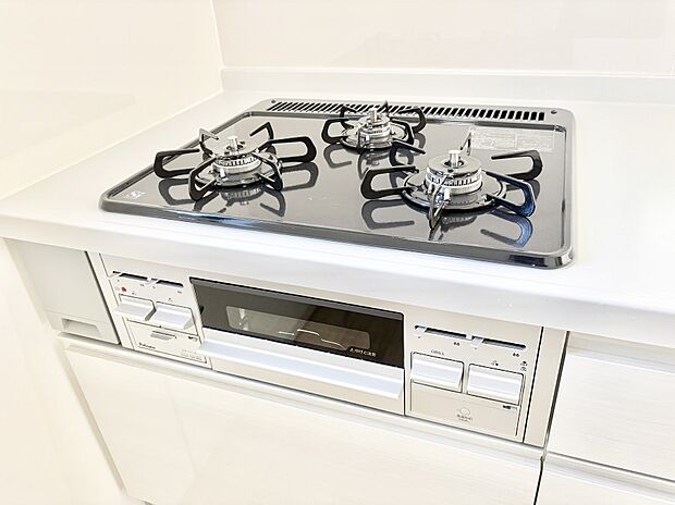 三口ガスコンロでお料理が一気にはかどりそう