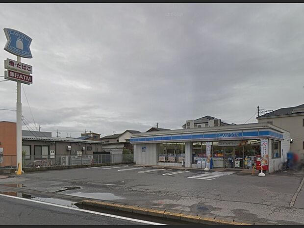 コンビニ 650m ローソン 松戸古ヶ崎四丁目店