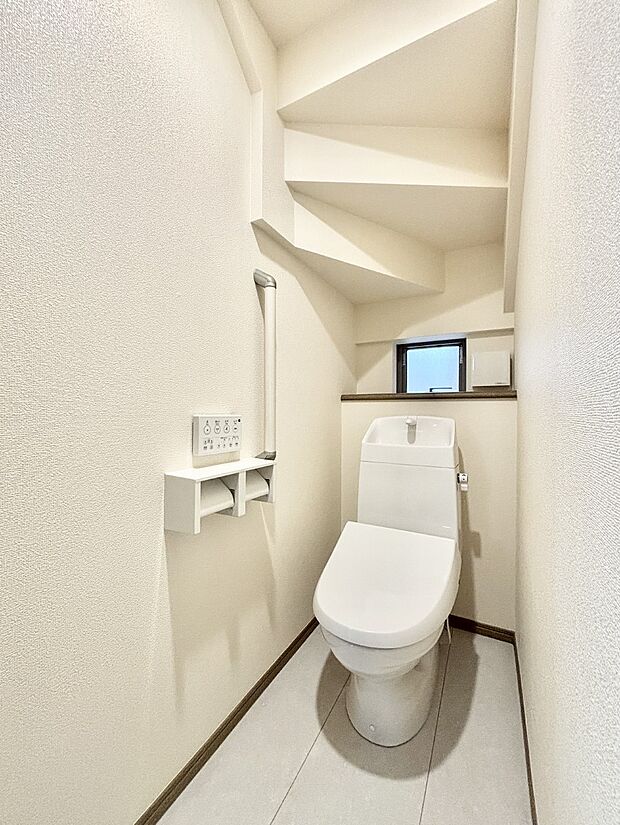 トイレは1階と2階それぞれに配置されていてとても便利です。