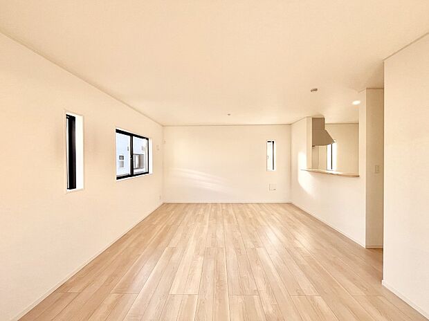 住む方の個性が引き出される、インテリアを考えるのが楽しみなリビングです！  