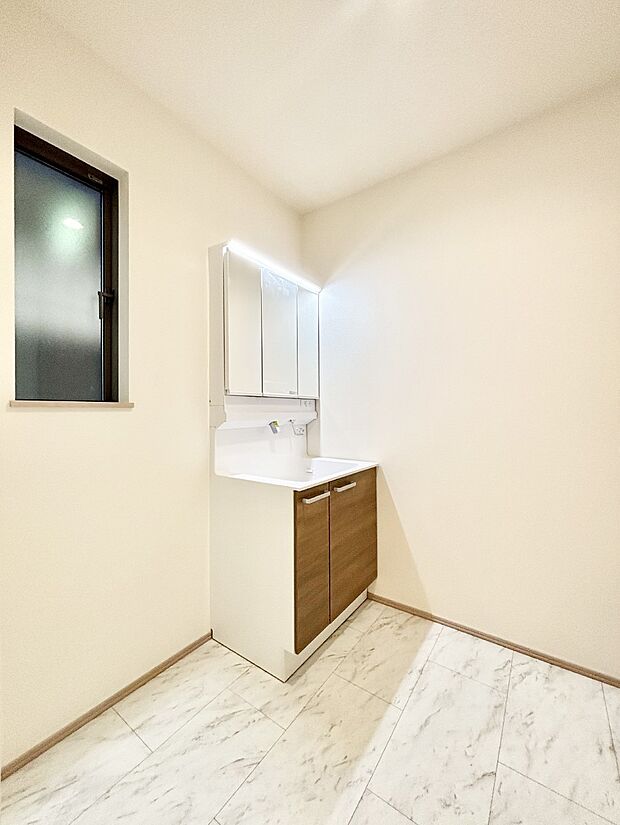 清潔感のあるランドリースペース