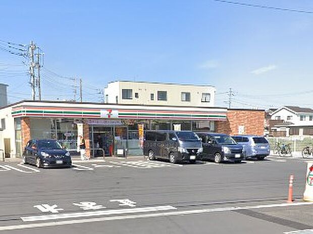 コンビニ 400m セブン-イレブン 桶川西2丁目店