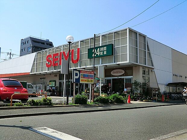スーパー 700m 西友草加店
