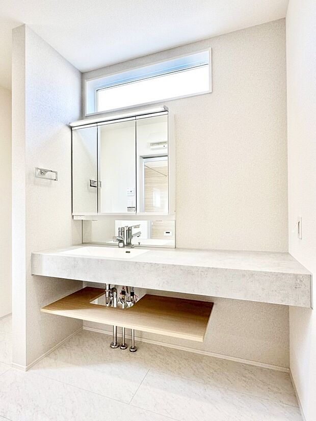 機能性に優れた洗面化粧台