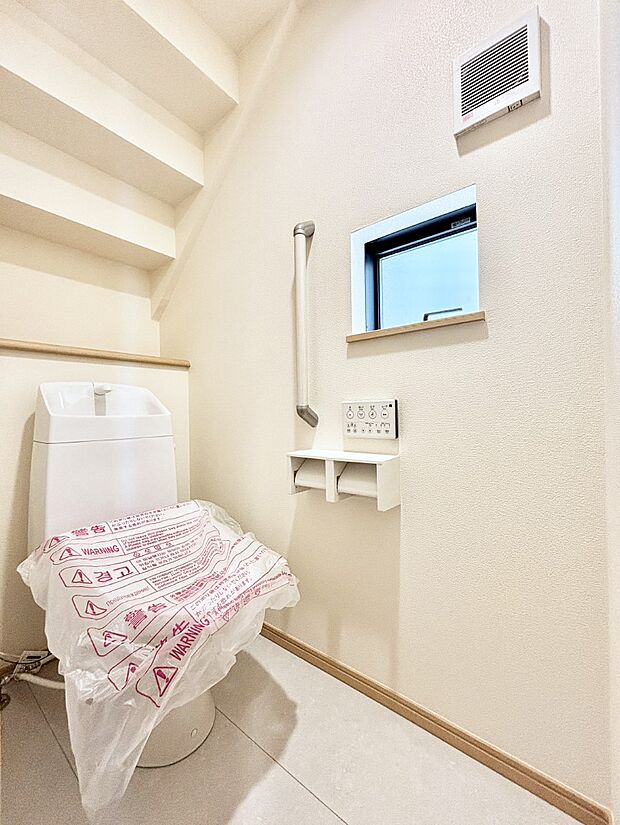 ウォシュレット付きトイレが1階と2階それぞれに配置されていてとても便利です。
