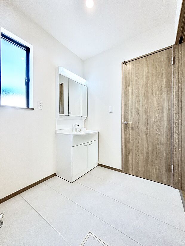 清潔感のあるランドリースペース