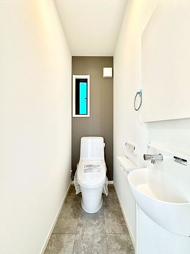 トイレは1階と2階それぞれに配置されていてとても便利です。