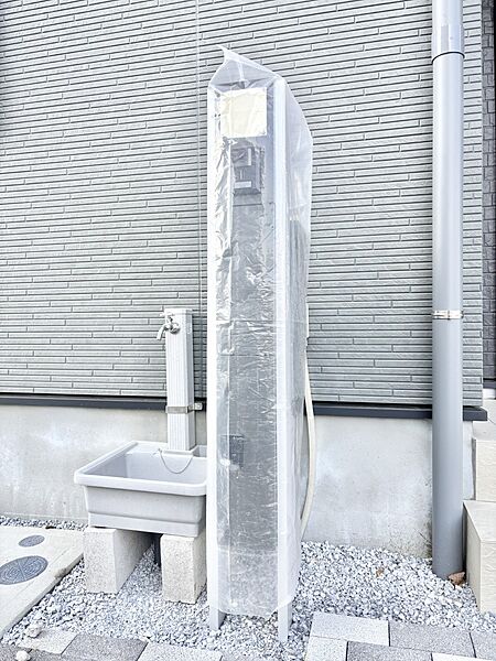 シンプルデザインのポスト。