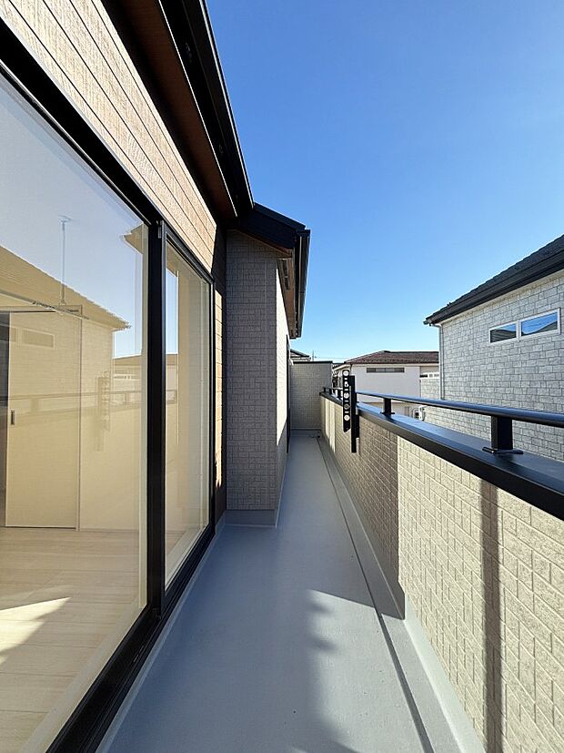 風通しの良いバルコニーが2ヶ所