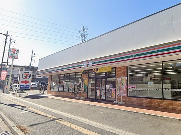 コンビニ 400m セブン-イレブン 富士見鶴馬西店