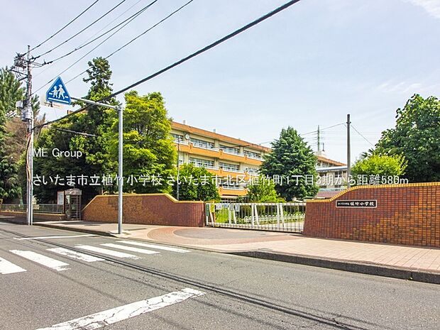 小学校 580m さいたま市立植竹小学校