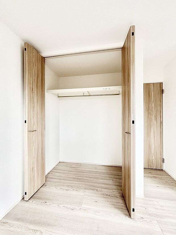 収納力あるクローゼット