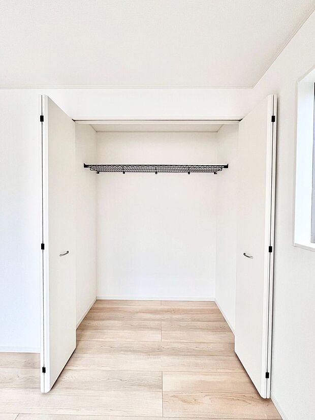 収納力あるクローゼット