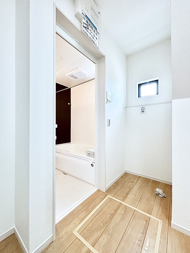 清潔感のあるランドリースペース