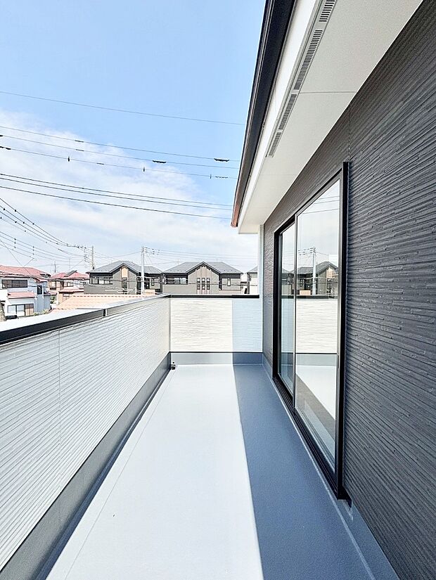 日当たり良好！お天気の良い日は洗濯物が早く乾きそう