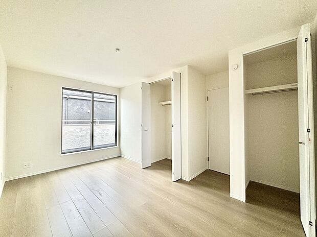 収納も充実しています!どんなお部屋にするか考えるのが楽しみですね。