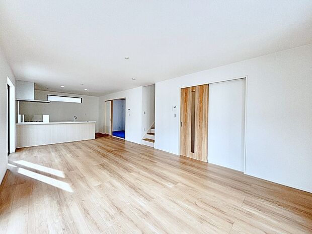 住む方の個性が引き出される、インテリアを考えるのが楽しみなリビングです!