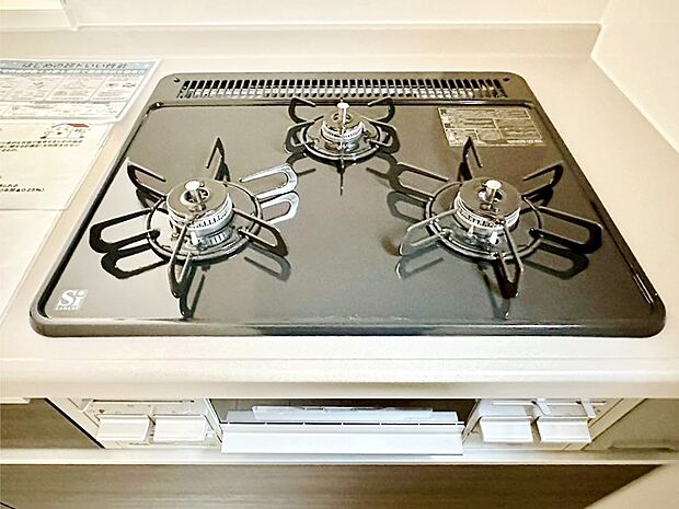 三口ガスコンロでお料理が一気にはかどりそう