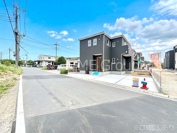 前面道路はきちんと整備されています