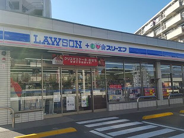 コンビニ 100m ローソン・スリーエフ 所沢向陽町店