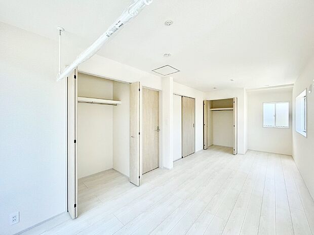 将来は2部屋にすることもできますね。お年頃になったら夢の個室にチェンジ!