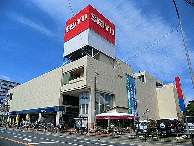 スーパー 1200m 西友与野店