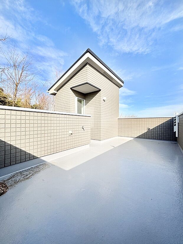 日当たりの良い屋上です