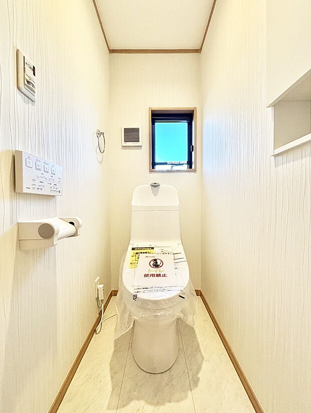 トイレは1階と2階それぞれに配置されていてとても便利です。