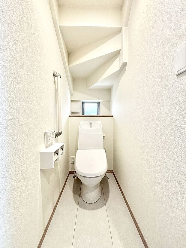 トイレは1階と2階それぞれに配置されていてとても便利です。