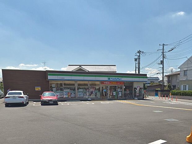 コンビニ 340m ファミリーマート さいたま神田店