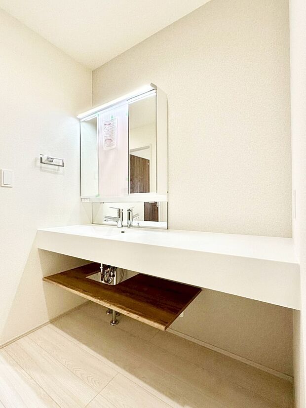 機能性に優れた洗面化粧台