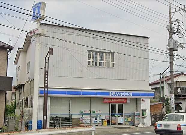 コンビニ 400m ローソン 鳩ケ谷店