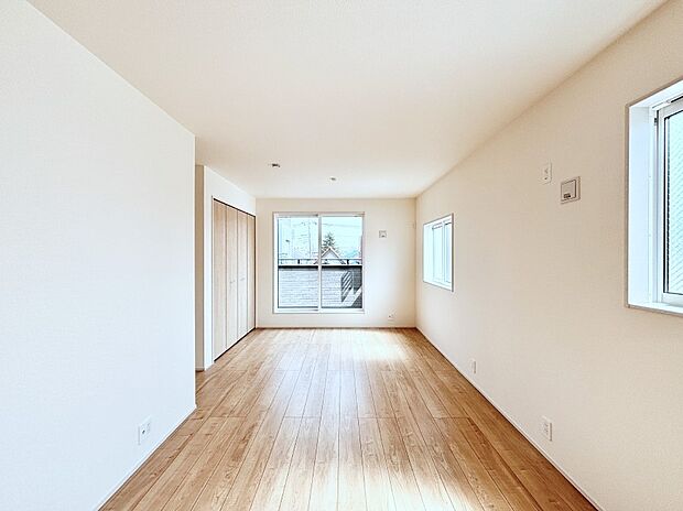 将来は2部屋にすることもできますね。お年頃になったら夢の個室にチェンジ!