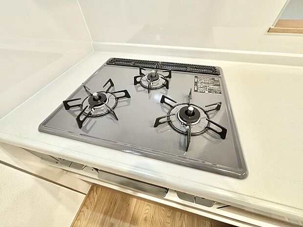 三口ガスコンロでお料理が一気にはかどりそう