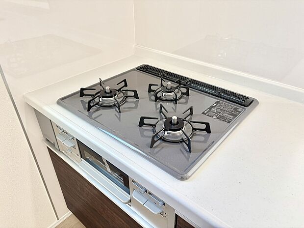 三口ガスコンロでお料理が一気にはかどりそう