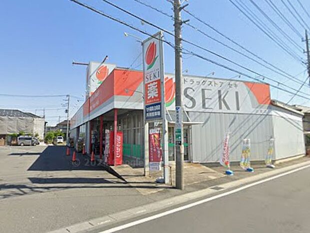 ドラッグストア 1300m ドラッグストアセキ白岡店