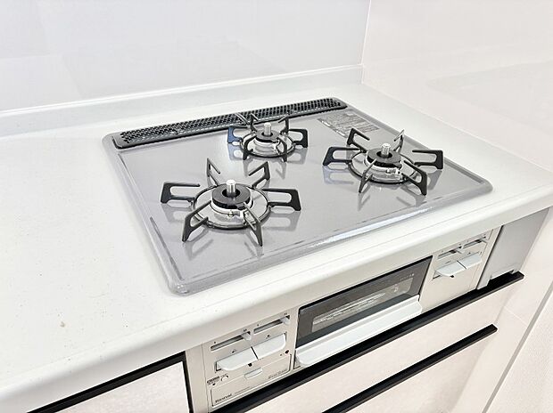 三口ガスコンロでお料理が一気にはかどりそう