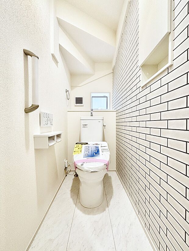 ウォシュレット付きトイレが1階と2階それぞれに配置されていてとても便利です。