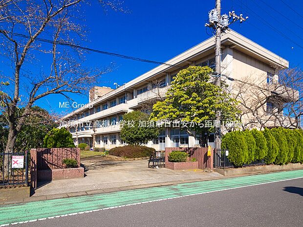 小学校 1800m 加須市立高柳小学校