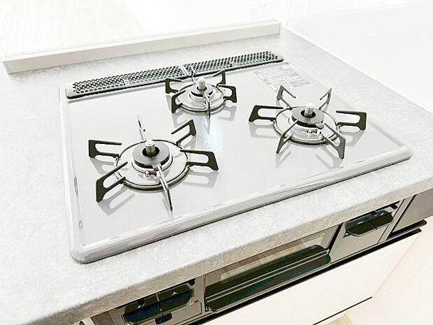 三口ガスコンロでお料理が一気にはかどりそう