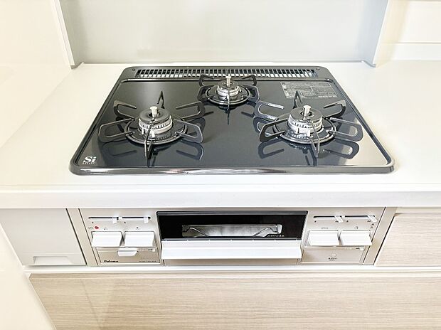 三口ガスコンロでお料理が一気にはかどりそう
