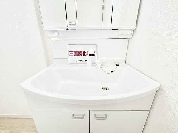 ハンドシャワー付き!使いやすい洗面台。