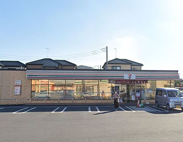 コンビニ 750m セブン-イレブン-野田尾崎店