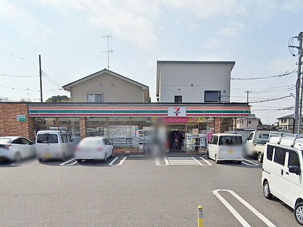 コンビニ 600m セブン‐イレブン 伊奈内宿店