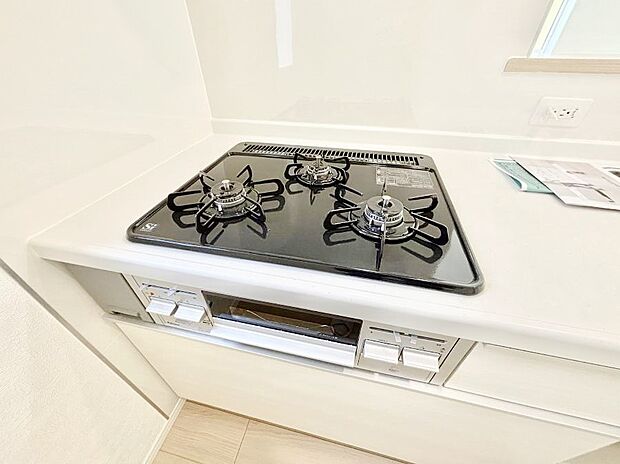 三口ガスコンロでお料理が一気にはかどりそう