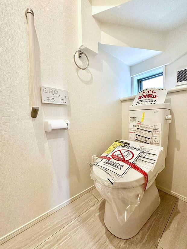 トイレは1階と2階それぞれに配置されていてとても便利です。 