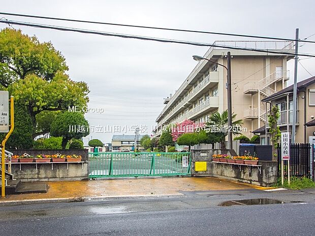 小学校 250m 川越市立山田小学校