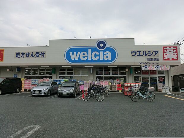 ドラッグストア 520m ウエルシア川越仙波店